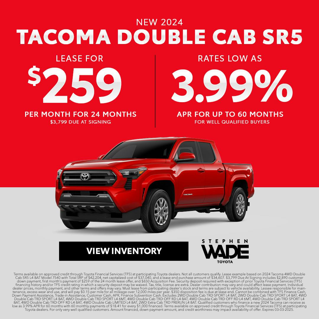 DealerCentives HP – Tacoma