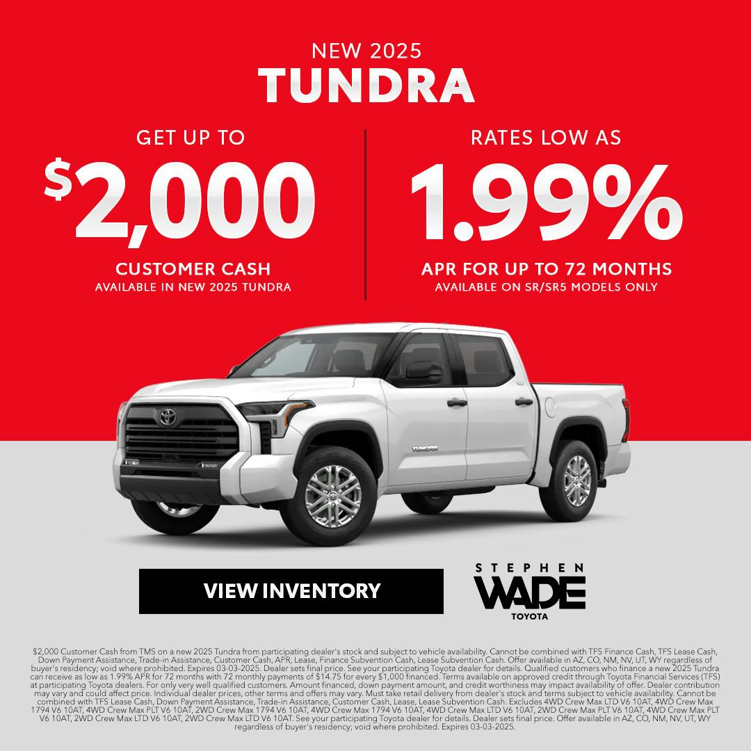 DealerCentives HP – Tundra