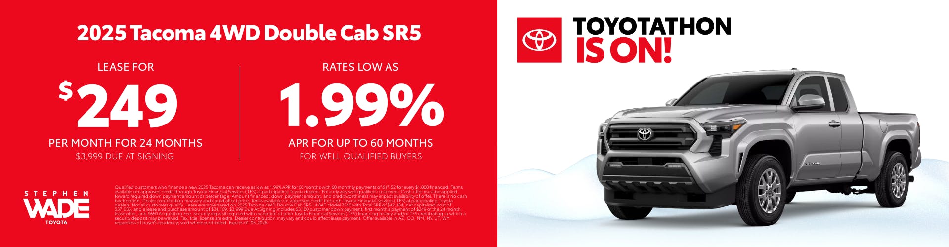 DealerCentives HP – Tacoma