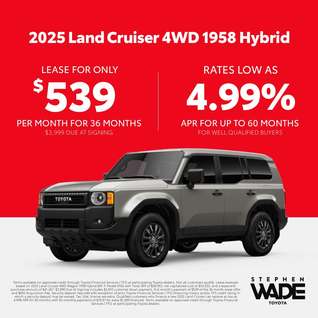 DealerCentives HP – Land Cruiser