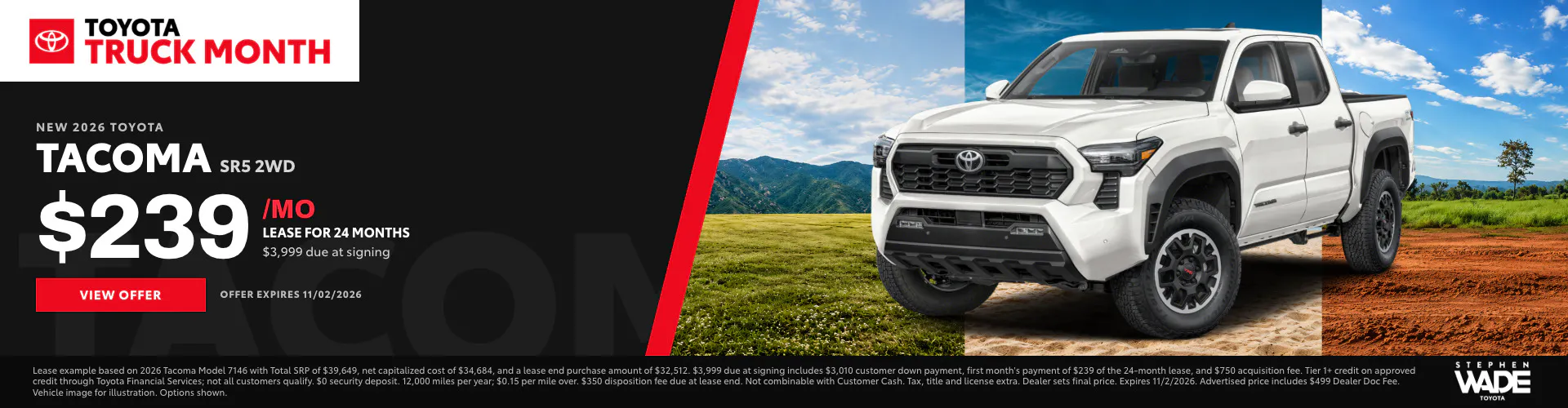 DealerCentives HP – Tacoma