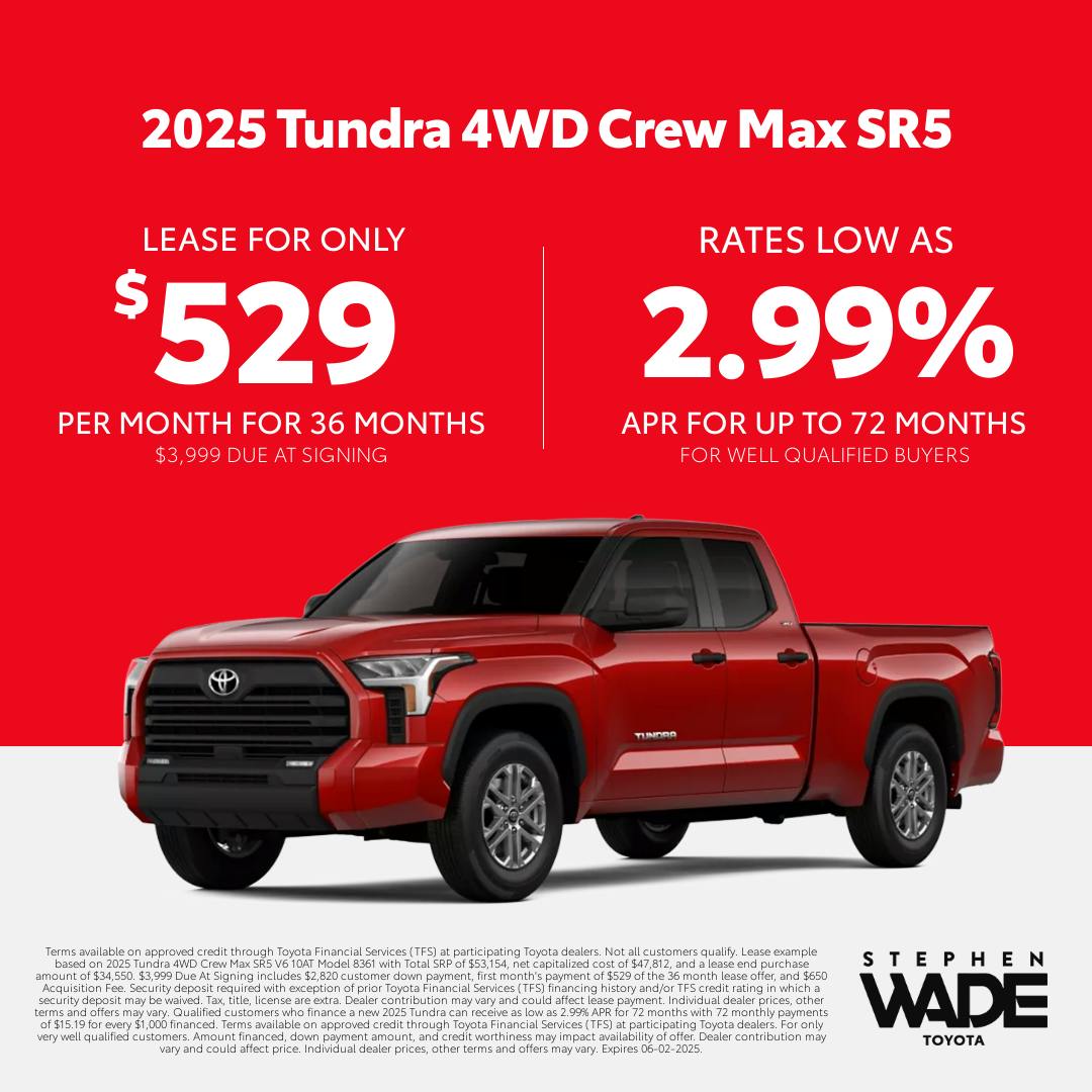 DealerCentives HP – Tundra