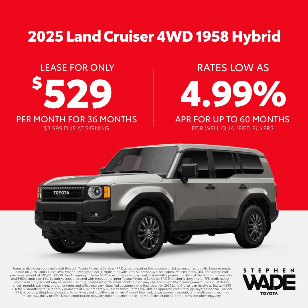 DealerCentives HP – Land Cruiser