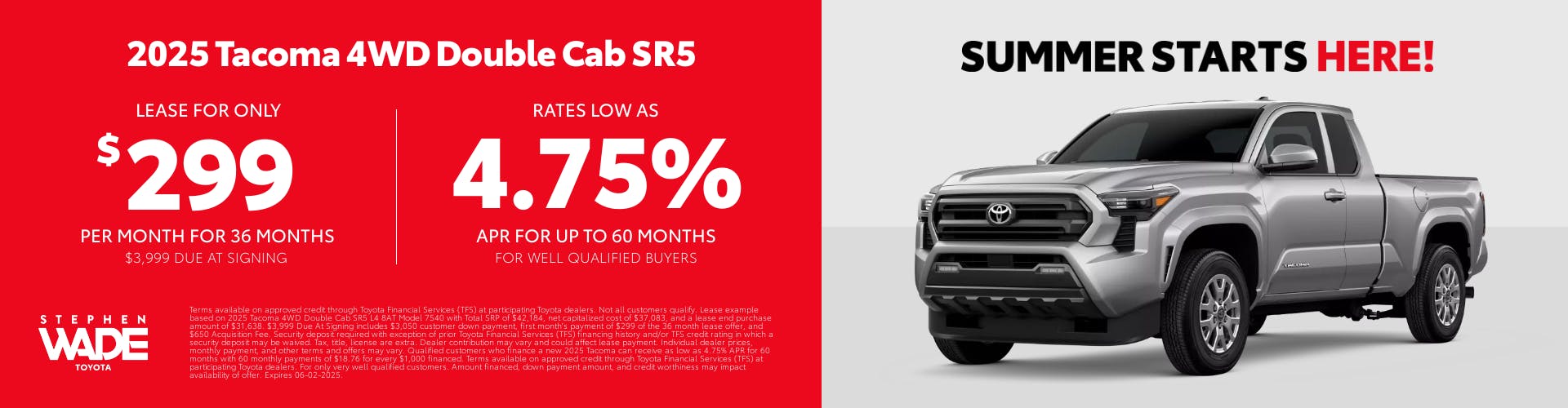 DealerCentives HP – Tacoma