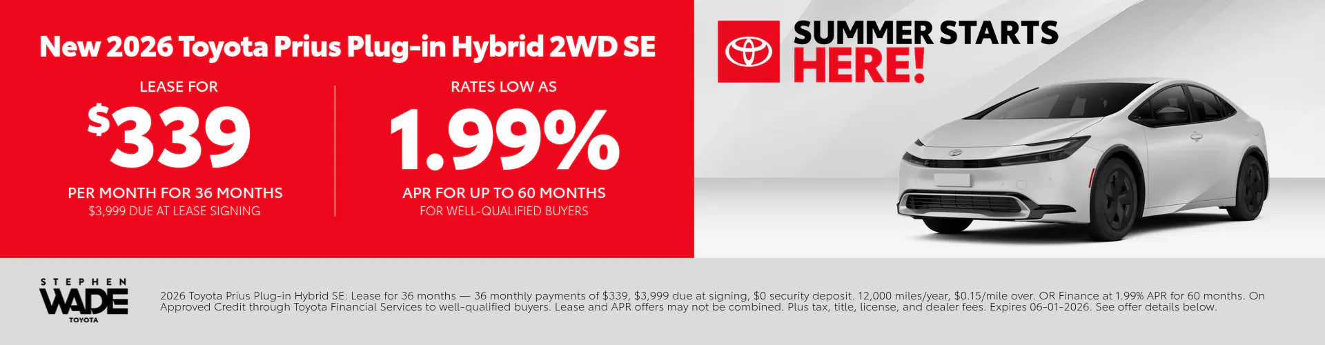 DealerCentives HP – Prius
