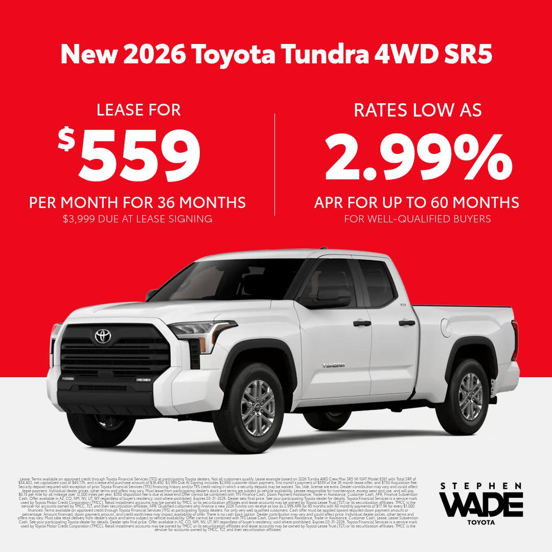 DealerCentives HP – Tundra