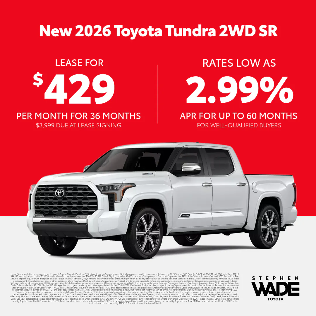 DealerCentives HP – Tundra