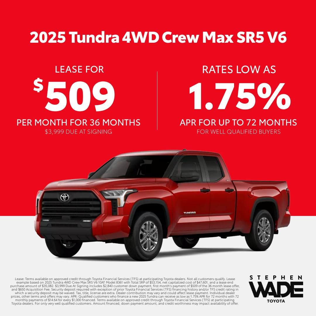DealerCentives HP – Tundra