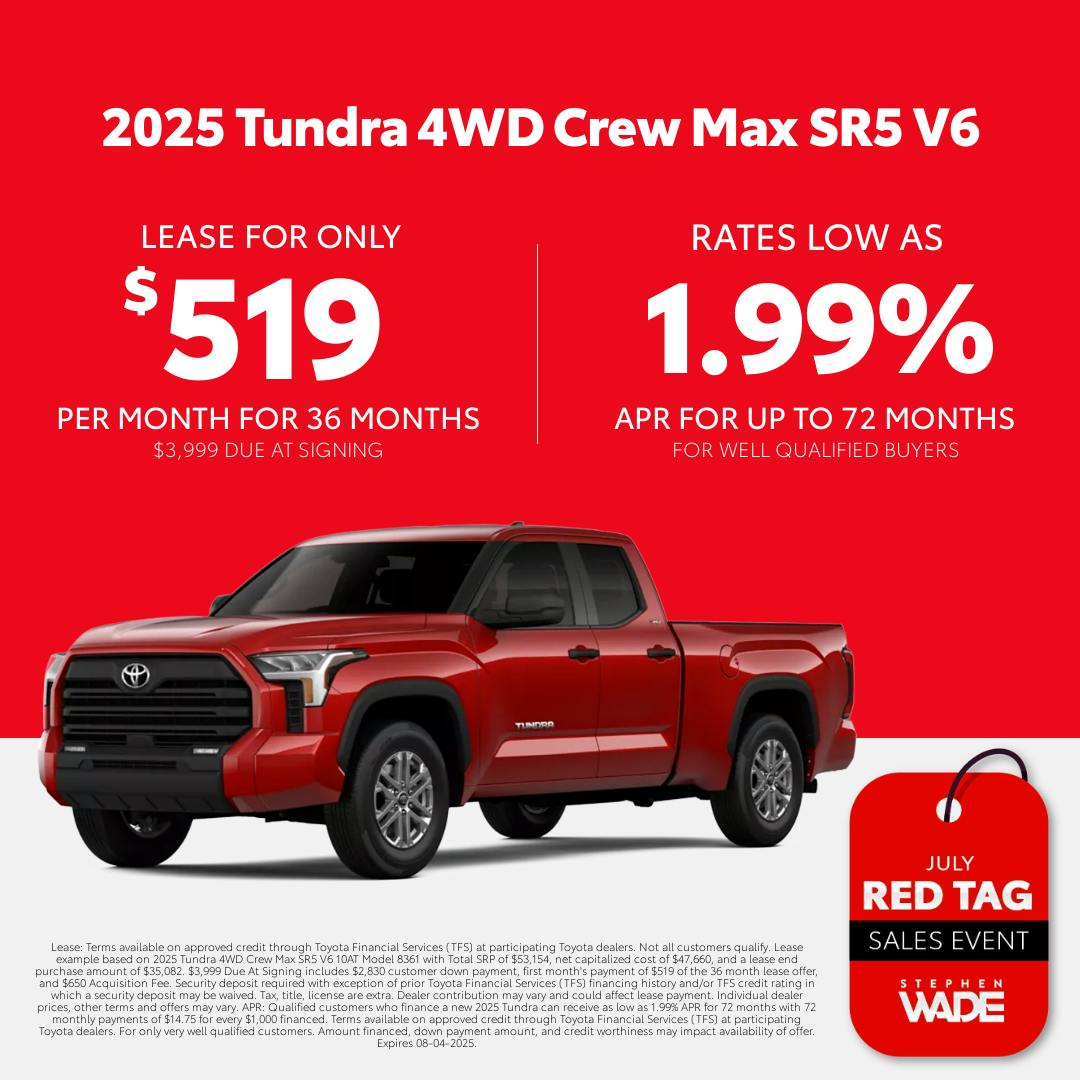 DealerCentives HP – Tundra