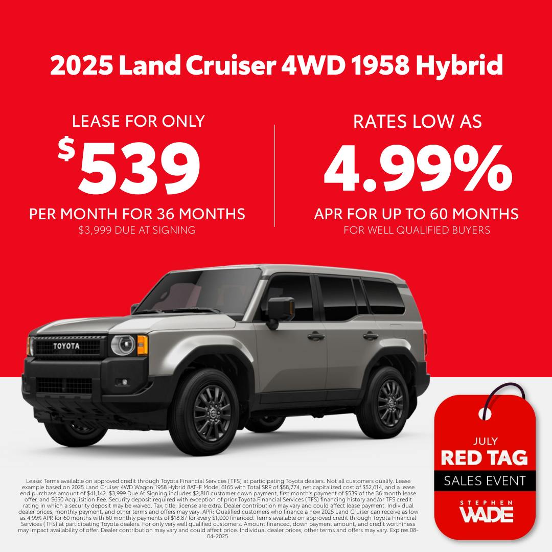 DealerCentives HP – Land Cruiser