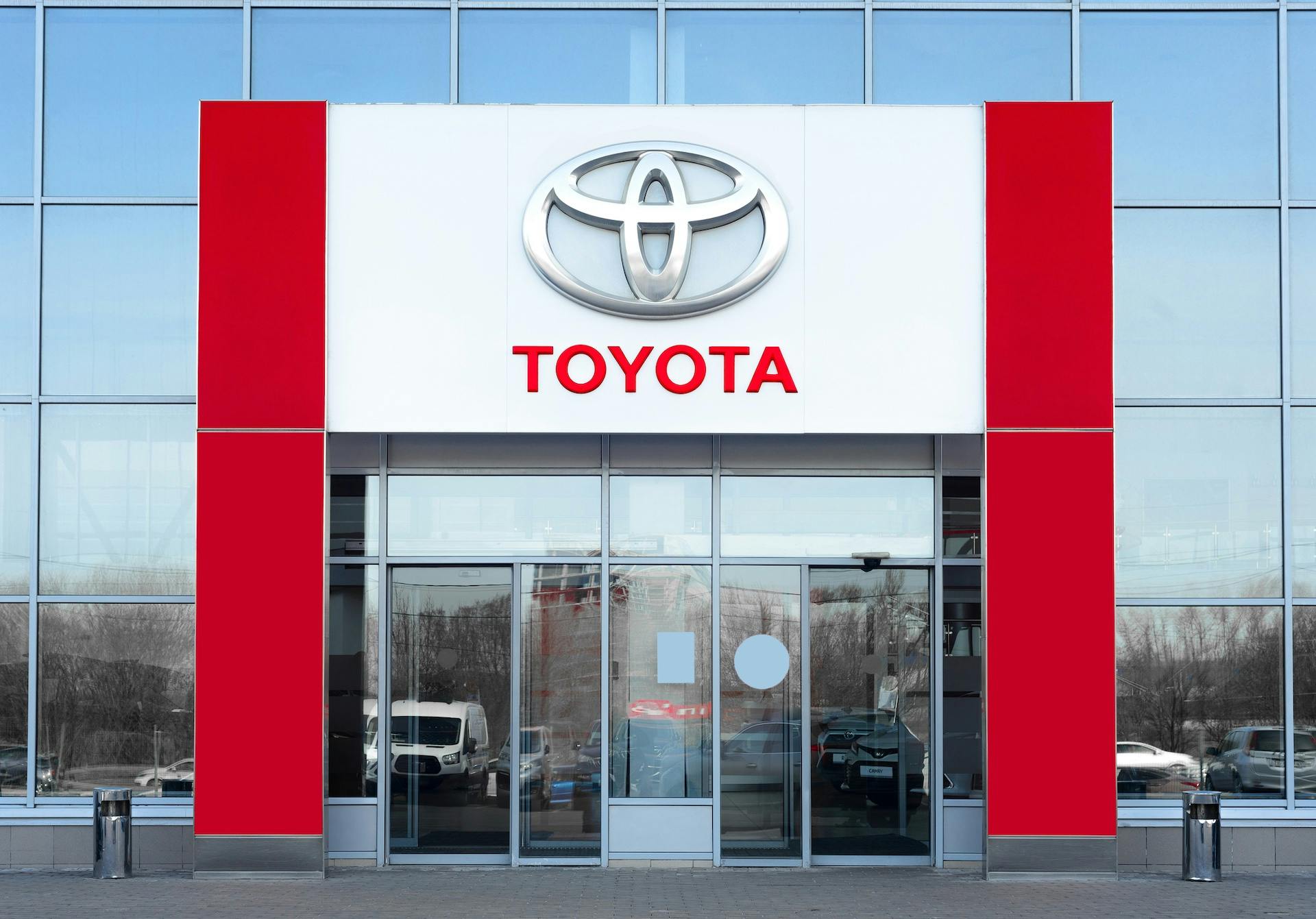 Facade of the Toyota Motor car dealership