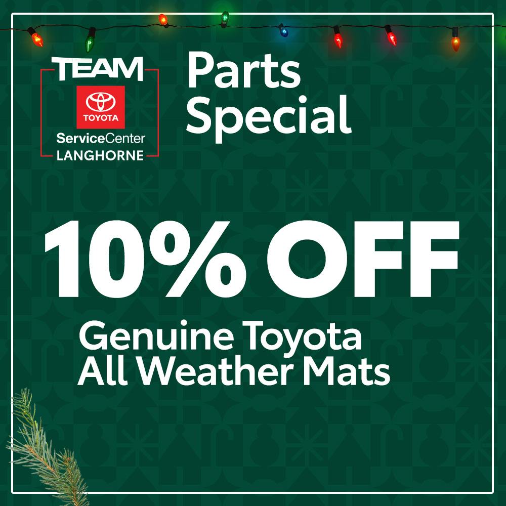 PARTS SPECIAL | Team Toyota of Langhorne