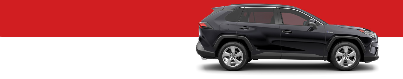 Defining APR at Team Toyota of Glen Mills in Glen Mills, PA | Side profile of a black 2023 Toyota RAV4 Hybrid 