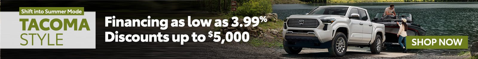 Tacoma Promo thru May