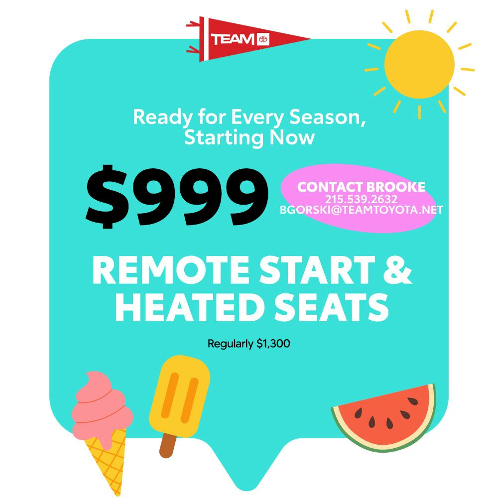 Remote Start & Heated Seats | Team Toyota of Langhorne