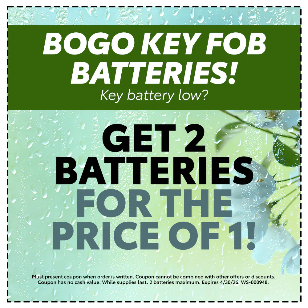BOGO Key Fob Batteries | Team Toyota of Glen Mills