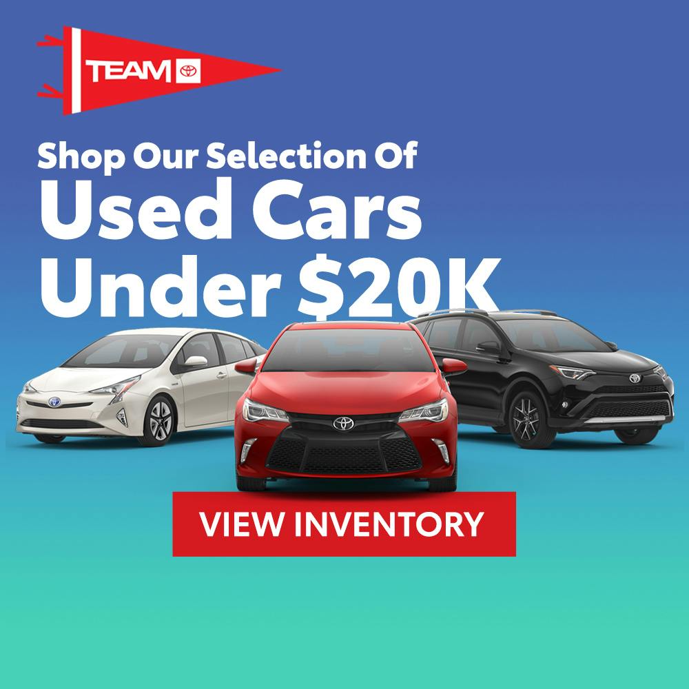 Shop Our Selection of Used Cars Under $20K