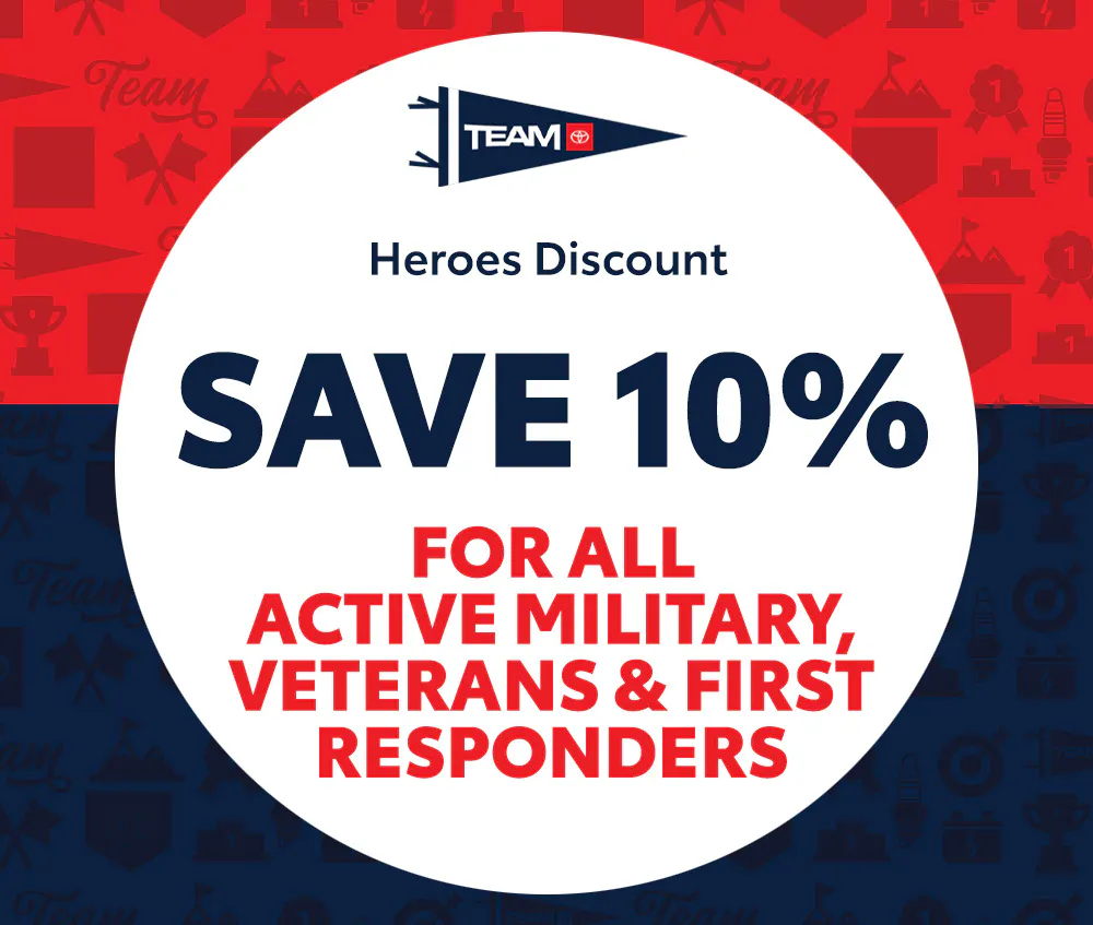 Heroes Discount | Team Toyota of Langhorne