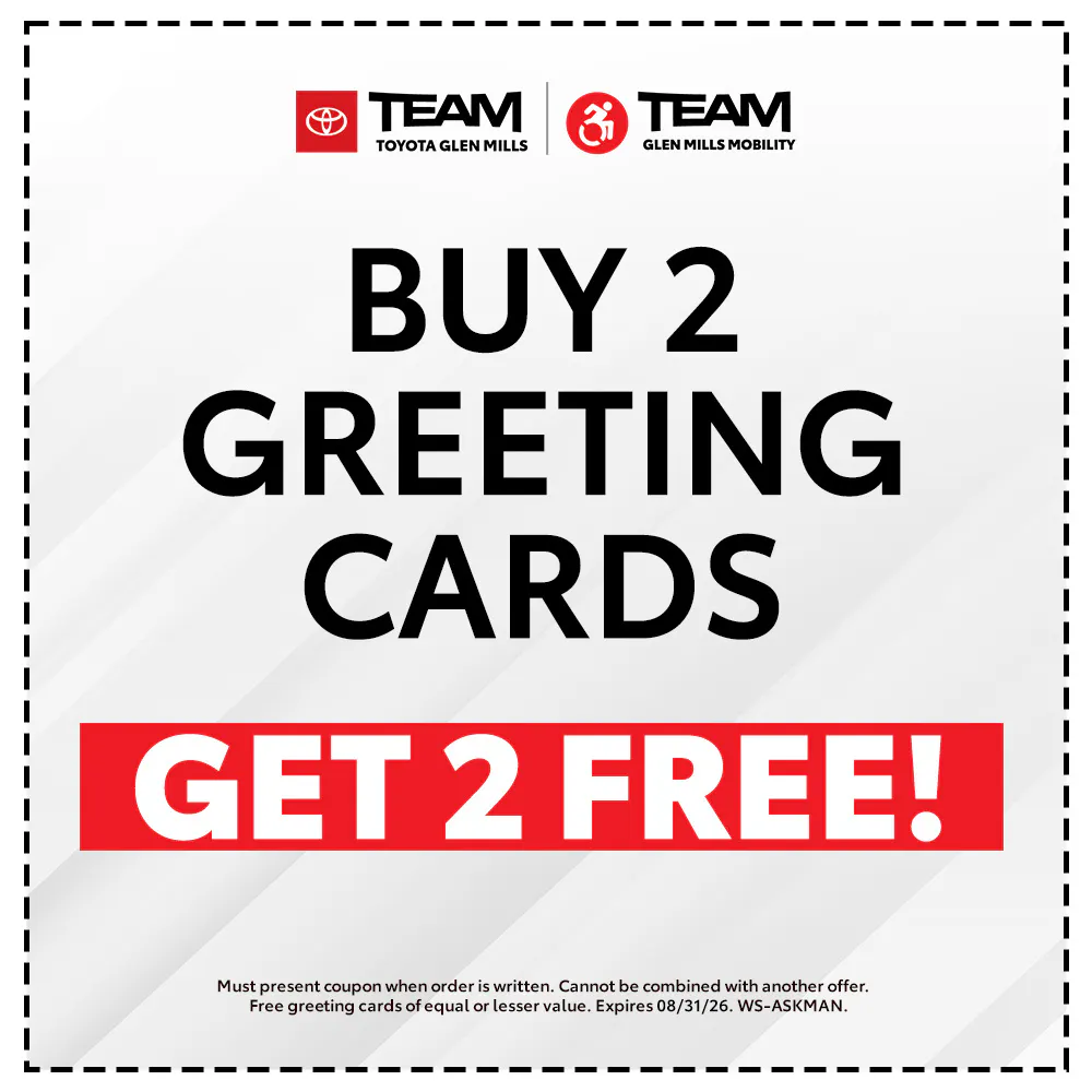 B2G2 Cards | Team Toyota of Glen Mills