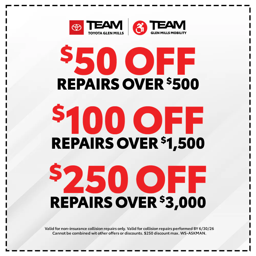 Collision Savings That Grow | Team Toyota of Glen Mills