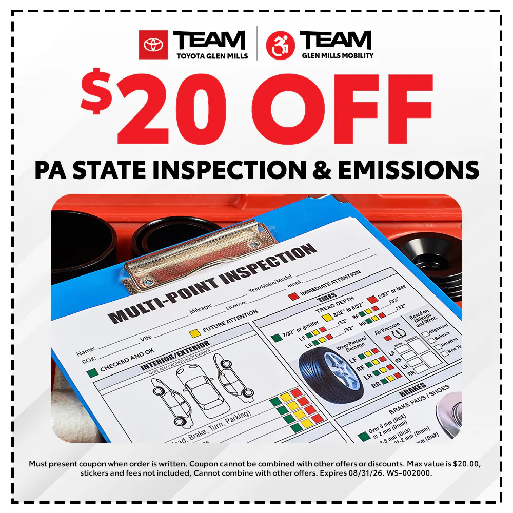 PA State Inspection | Team Toyota of Glen Mills