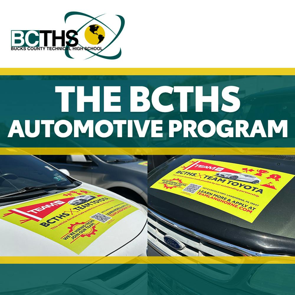 We're Proud to Support BCTHS Automotive Program