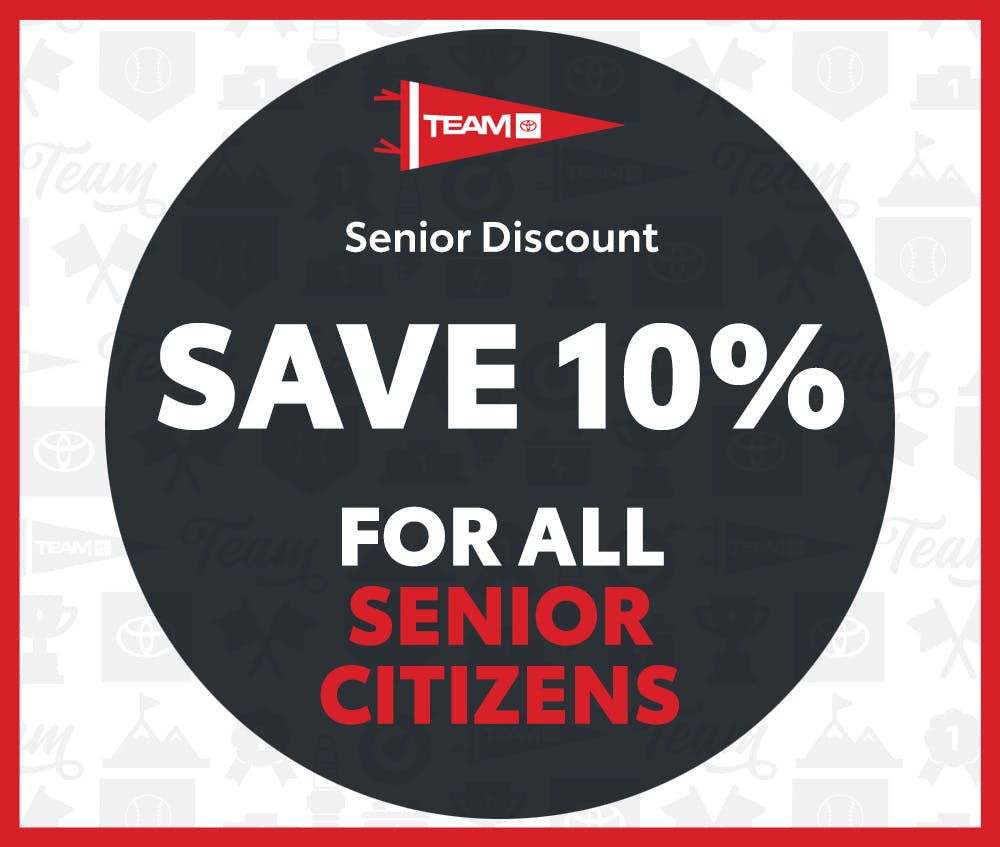 Senior Citizen Discount | Team Toyota of Langhorne