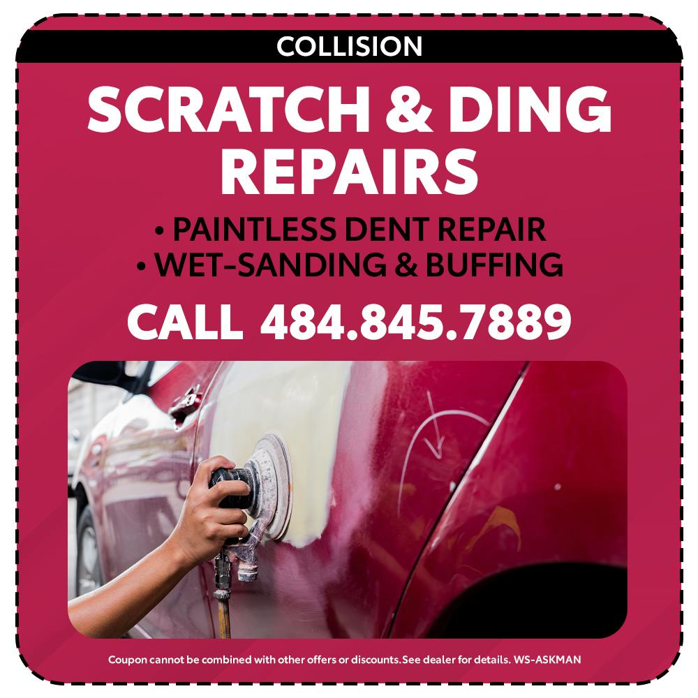 Scratch & Ding Repairs | Team Toyota of Glen Mills
