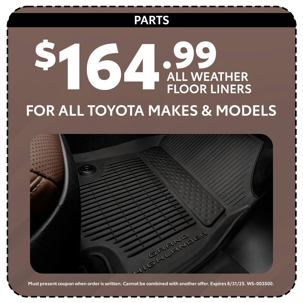 Weather Mats | Team Toyota of Glen Mills