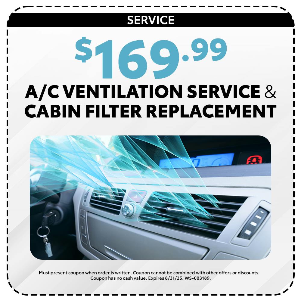 AC Ventilation and cabin filter | Team Toyota of Glen Mills