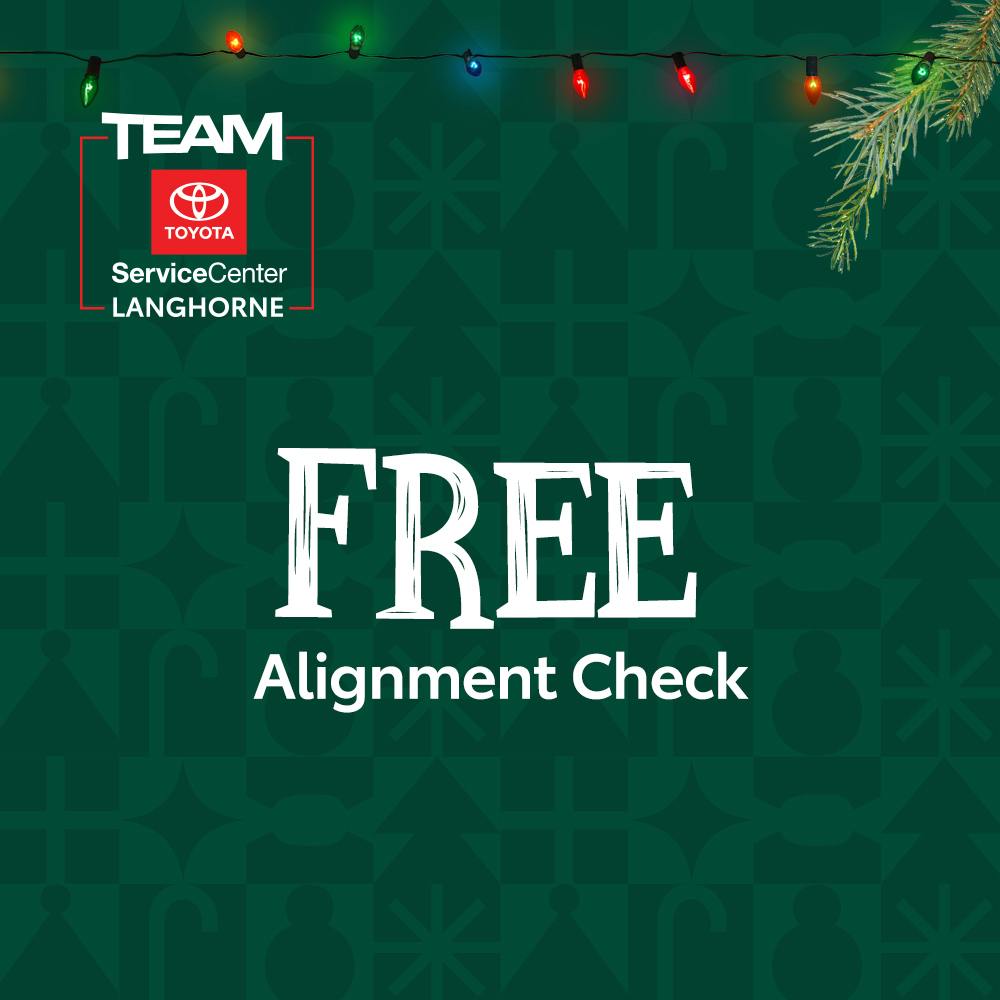 ALIGNMENT CHECK | Team Toyota of Langhorne