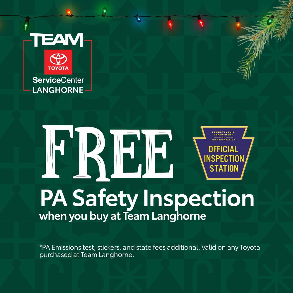 PA Inspection | Team Toyota of Langhorne