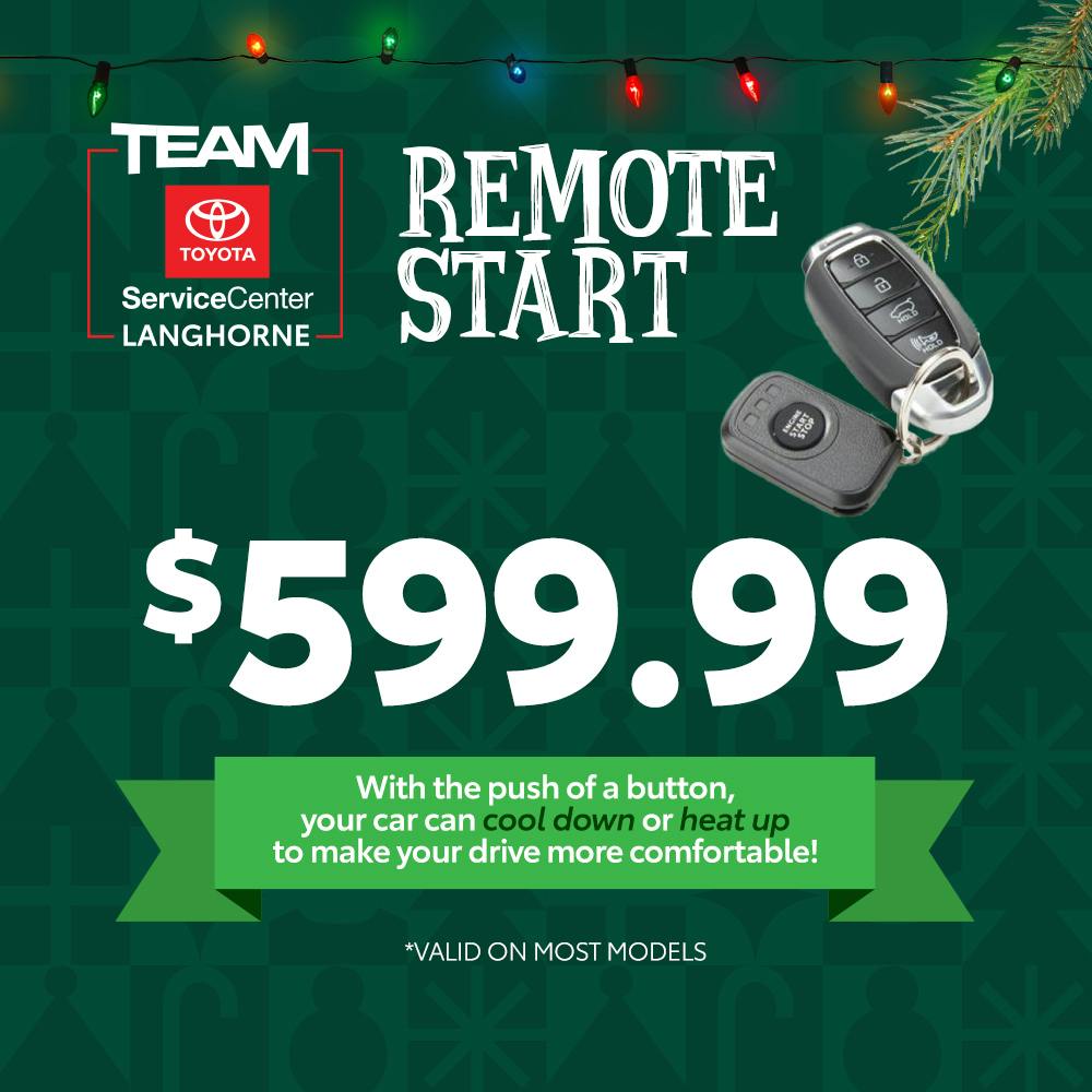 REMOTE START | Team Toyota of Langhorne