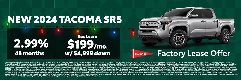 Tacoma SR5 Factory Special Banner | Team Toyota of Langhorne