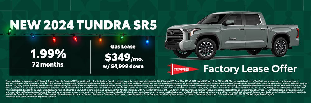 2024 Tundra SR5 Factory Special banners | Team Toyota of Langhorne