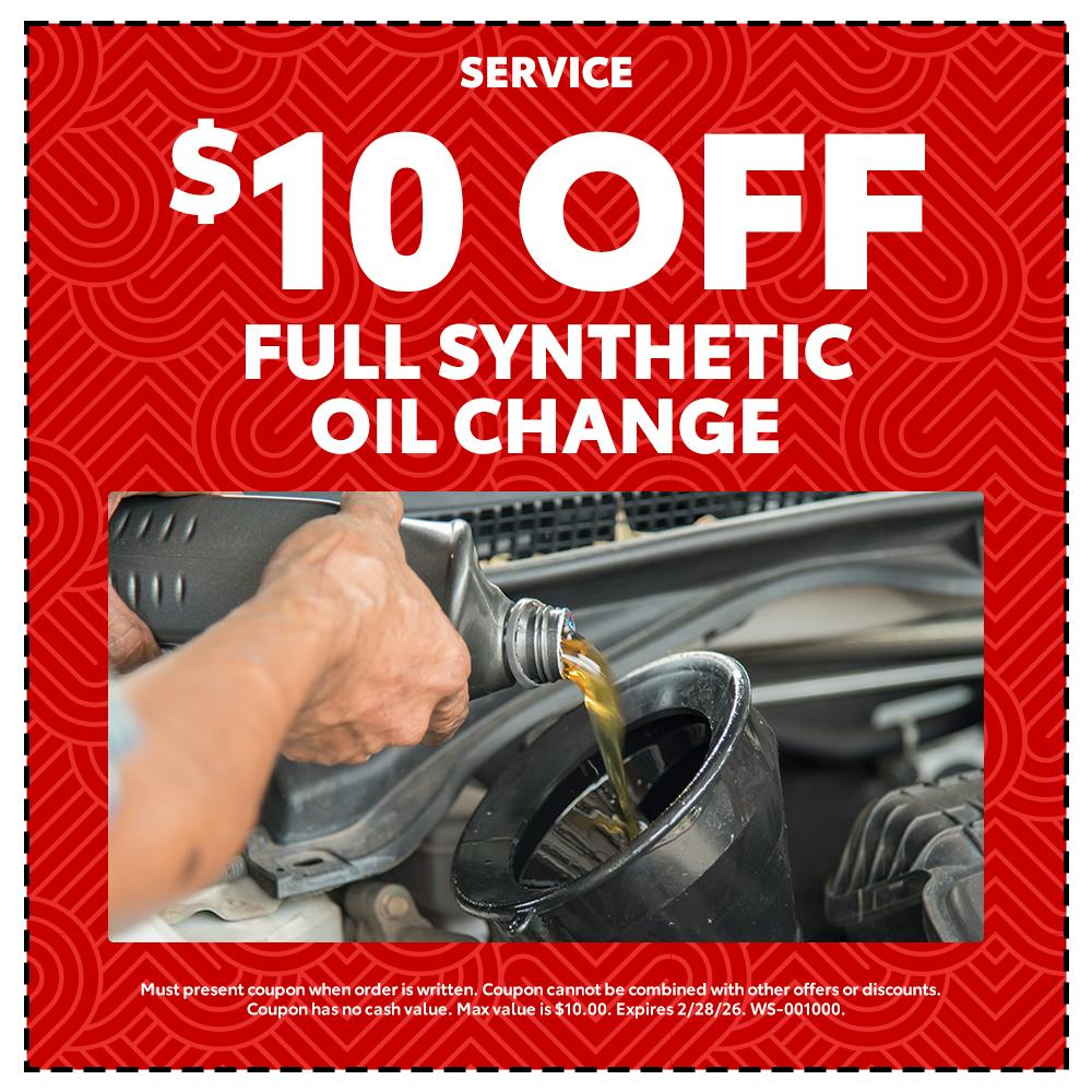 $10 Synthetic Oil Change | Team Toyota of Glen Mills