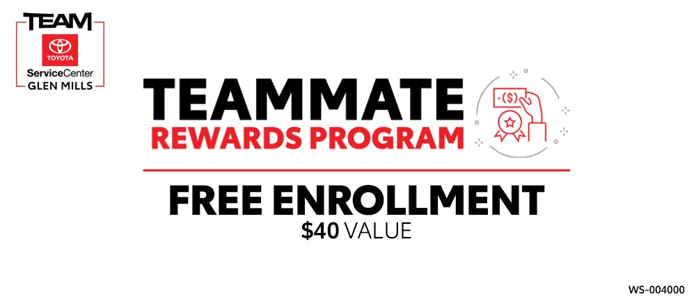 Rewards Enrollment | Team Toyota of Glen Mills