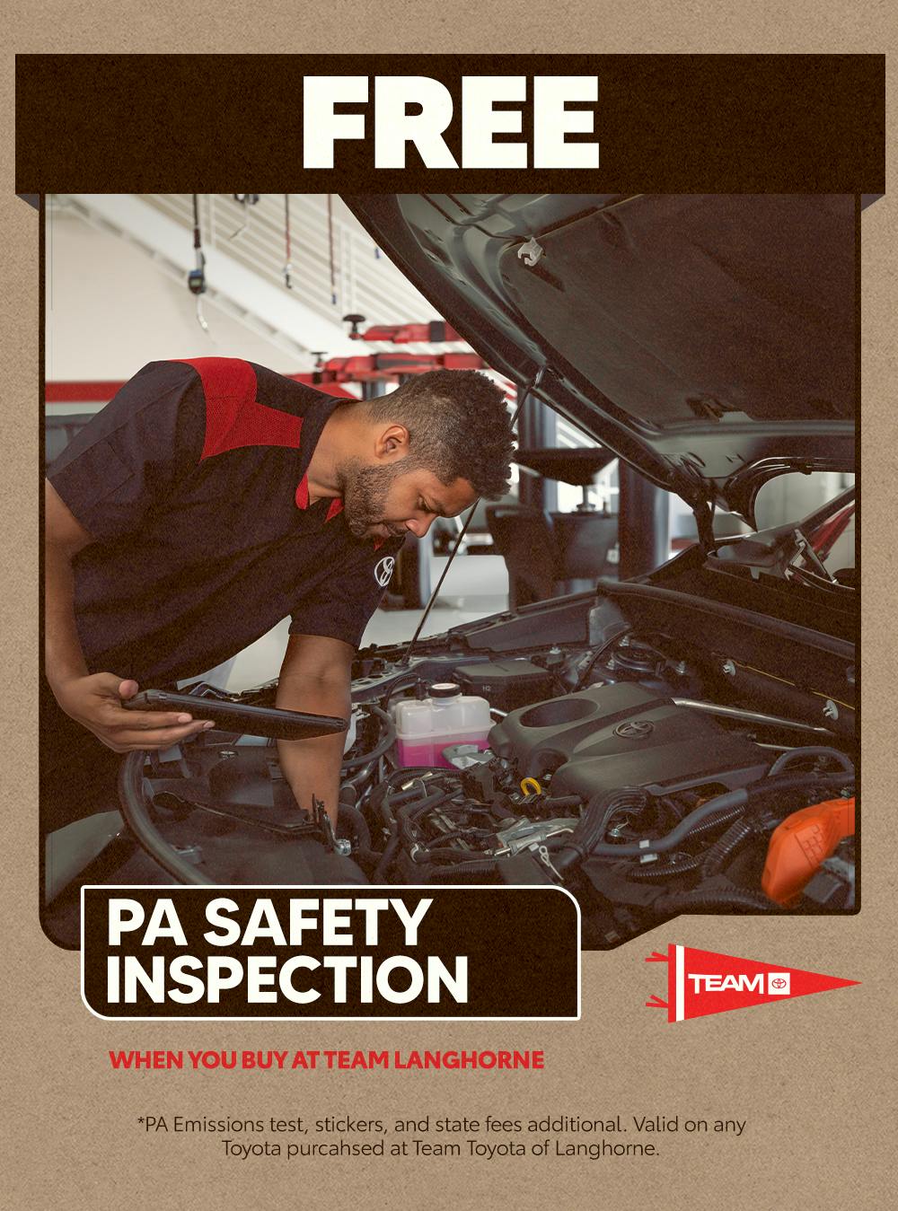 PA Inspection | Team Toyota of Langhorne