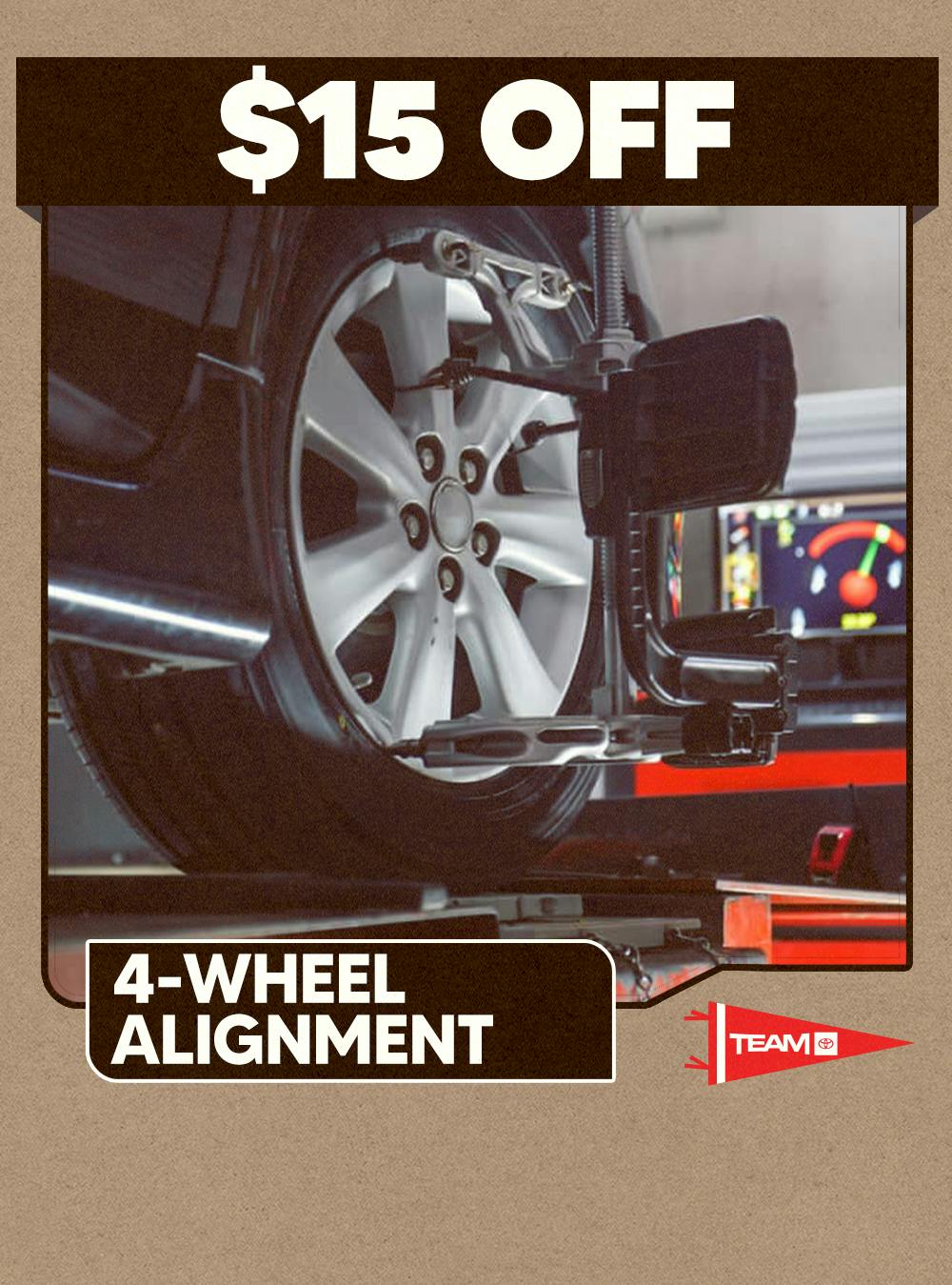 4 WHEEL ALIGNMENT | Team Toyota of Langhorne