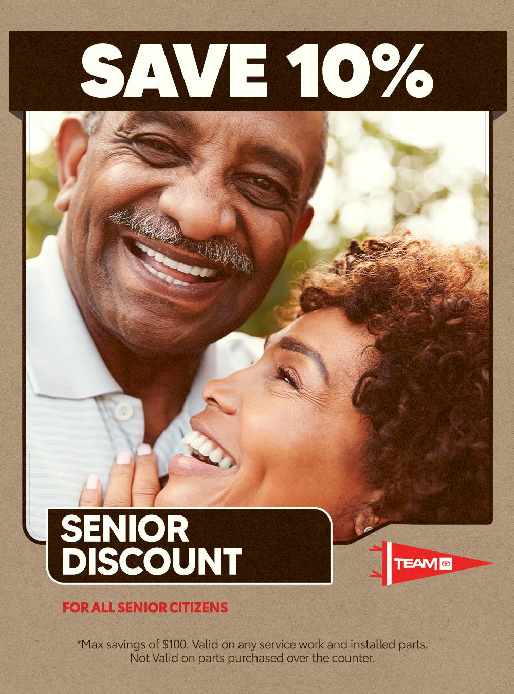 SENIOR CITIZEN DISCOUNT | Team Toyota of Langhorne