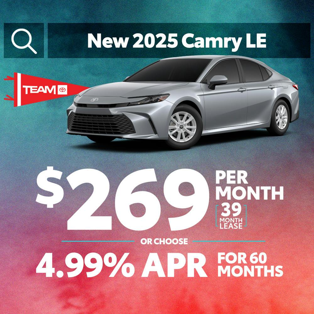 New 2025 Camry LE