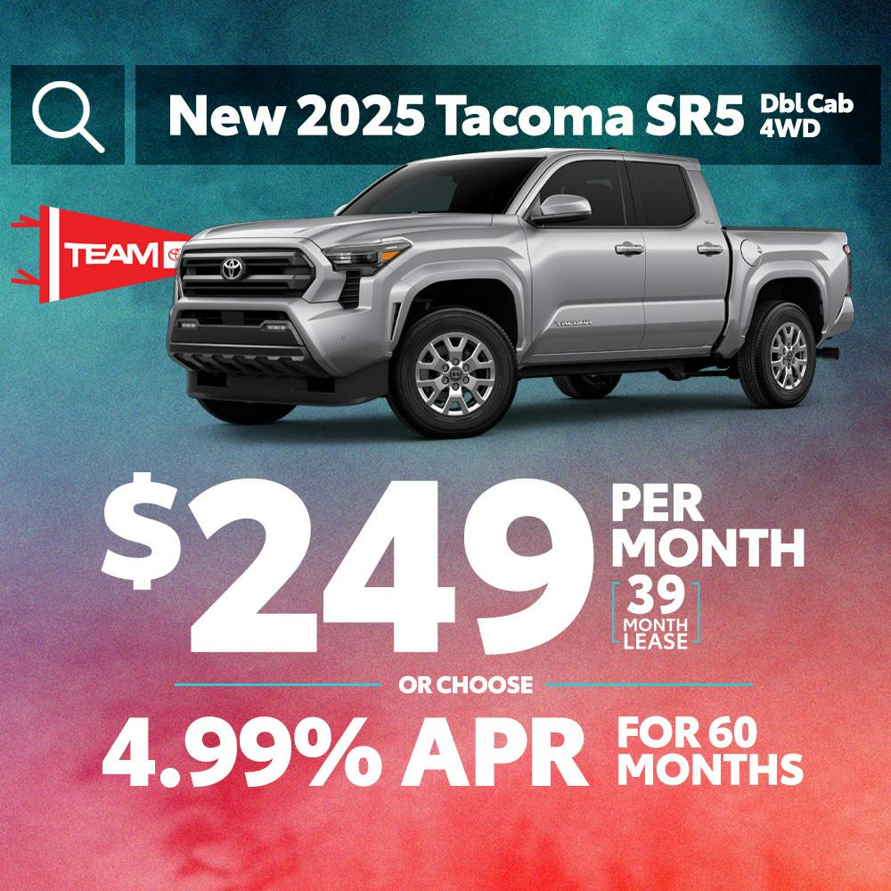 New 2025 Tacoma SR5