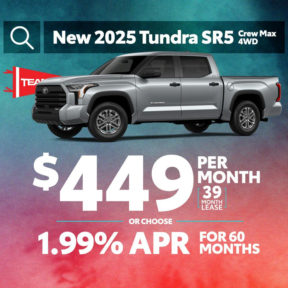 New 2025 Tundra SR5