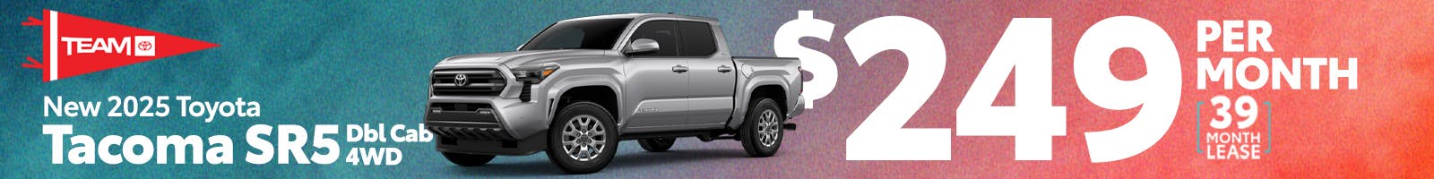 New 2025 Tacoma SR5