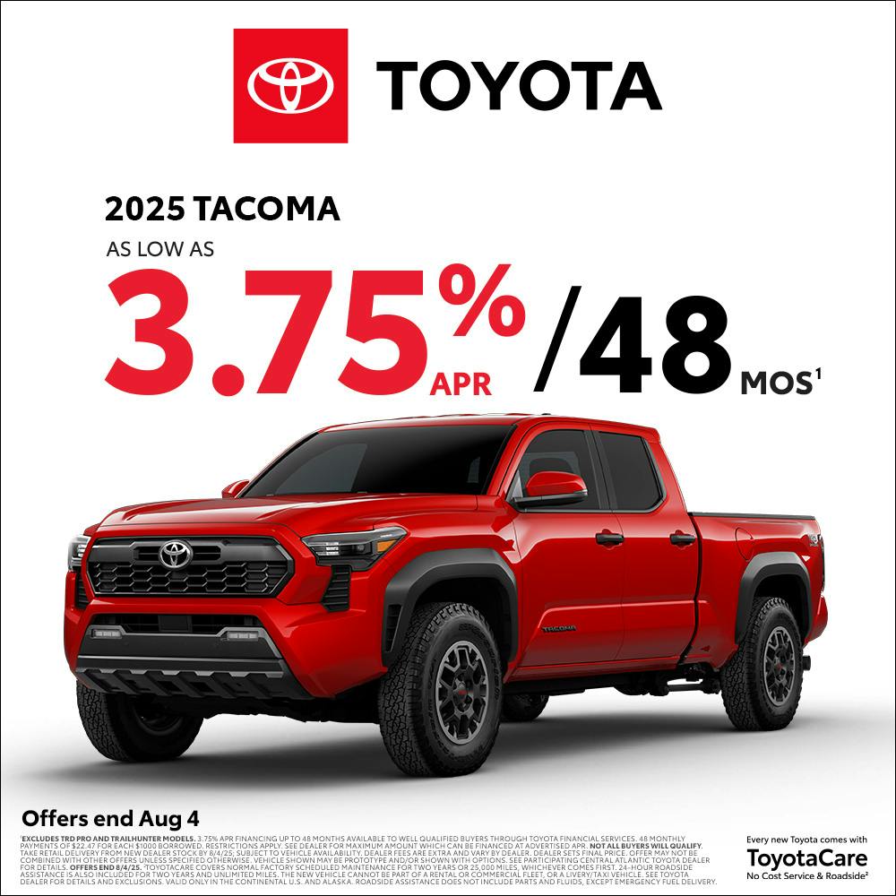 July 2025 CAT Tacoma
