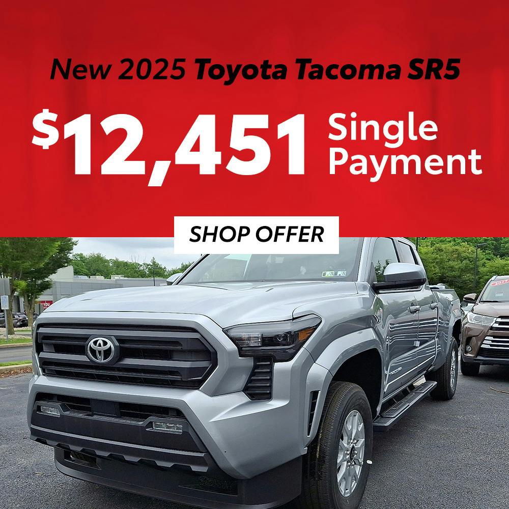 Aug Tacoma SR5 Offer