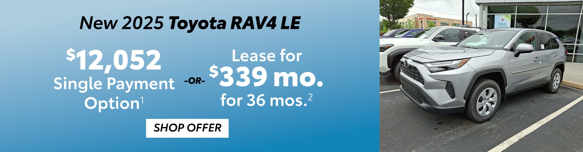 July Prius Offer