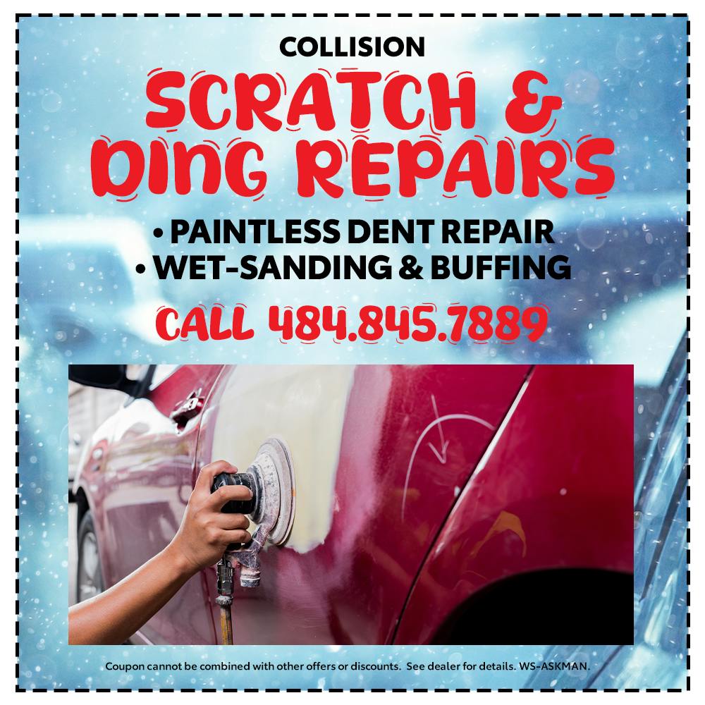 Scratch & Ding Repairs | Team Toyota of Glen Mills