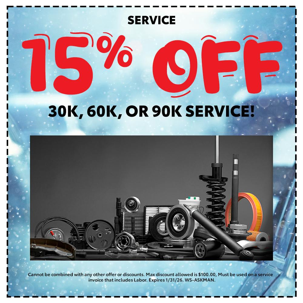 15% Off service | Team Toyota of Glen Mills
