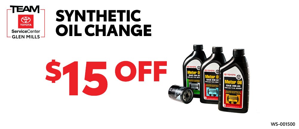 Synthetic Oil Change | Team Toyota of Glen Mills